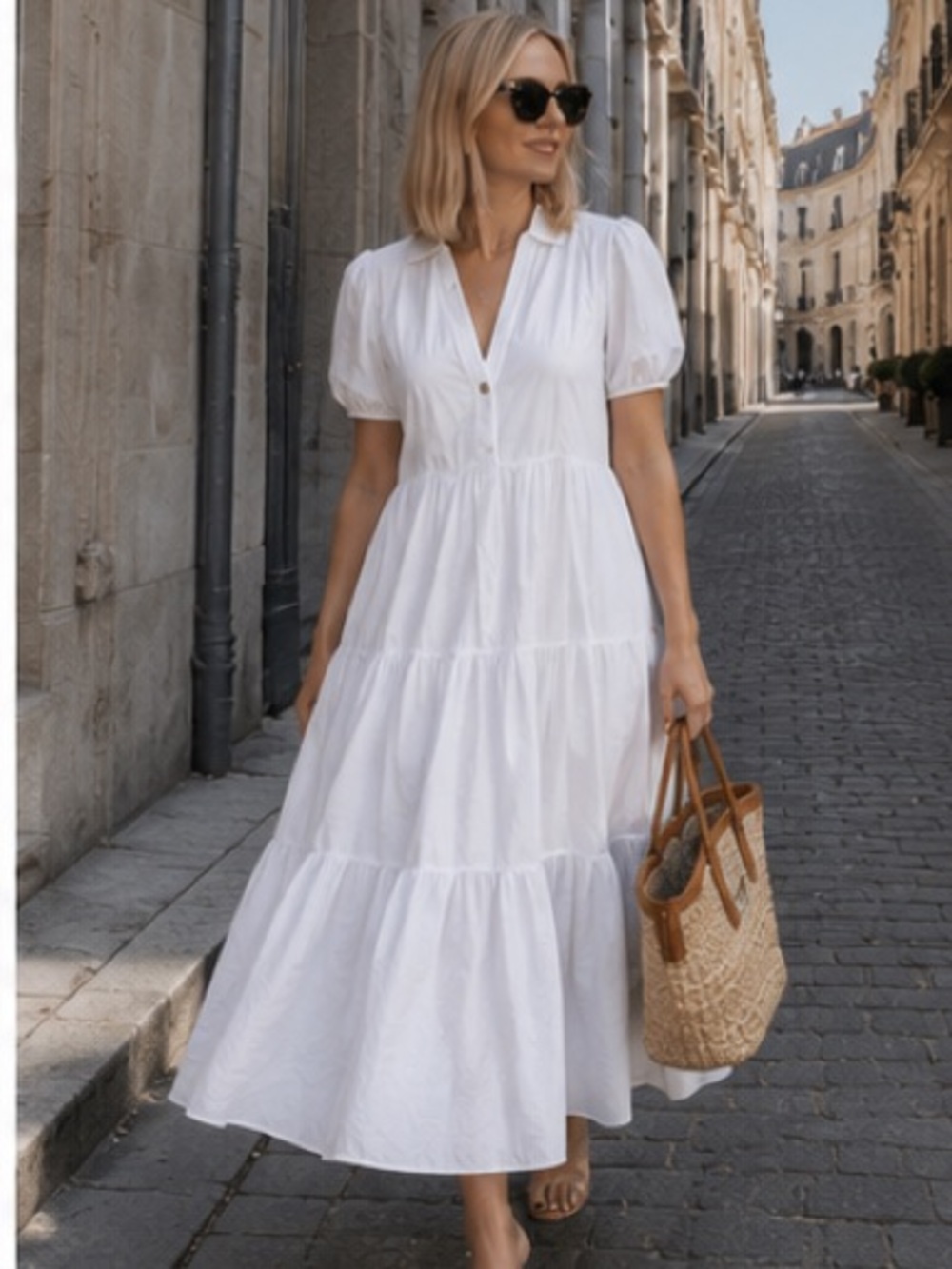 Zara cotton dress bloggers favorite - Picture 10 of 13
